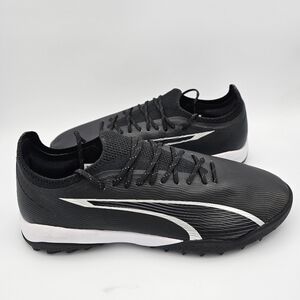 Puma Ultra Ultima Cage Turf Black Soccer Shoes